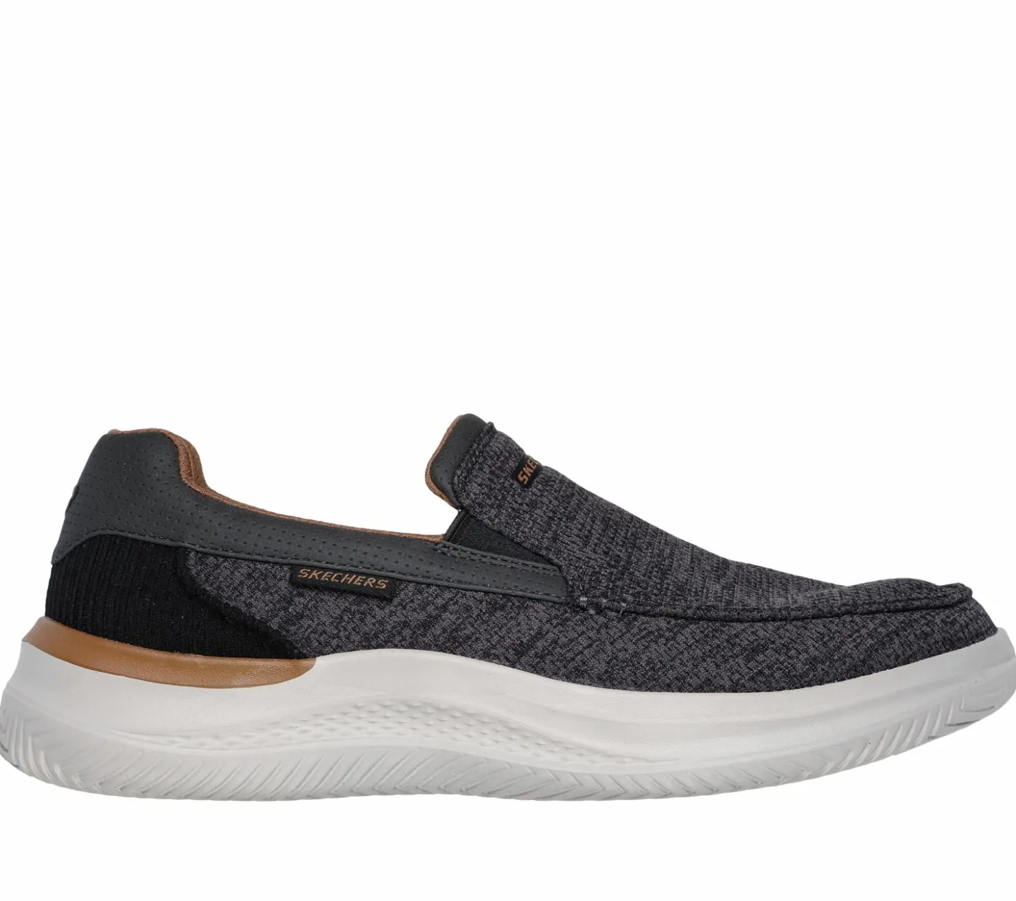Slip-Ons|Casual Sneakers<SKECHERS Relaxed Fit: Hasting - Marco GRAY / BLACK