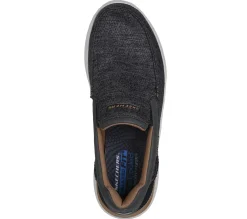 Slip-Ons|Casual Sneakers<SKECHERS Relaxed Fit: Hasting - Marco GRAY / BLACK