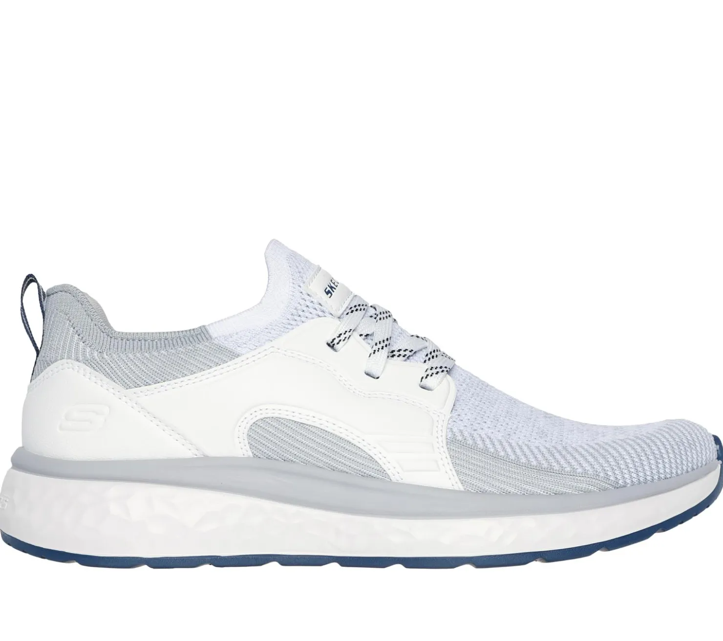 Lace Up|Casual Sneakers<SKECHERS Relaxed Fit: Lancer - Dalton WHITE / GRAY