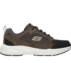 Lace Up|Athletic Sneakers<SKECHERS Relaxed Fit: Oak Canyon CHOCOLATE / BLACK