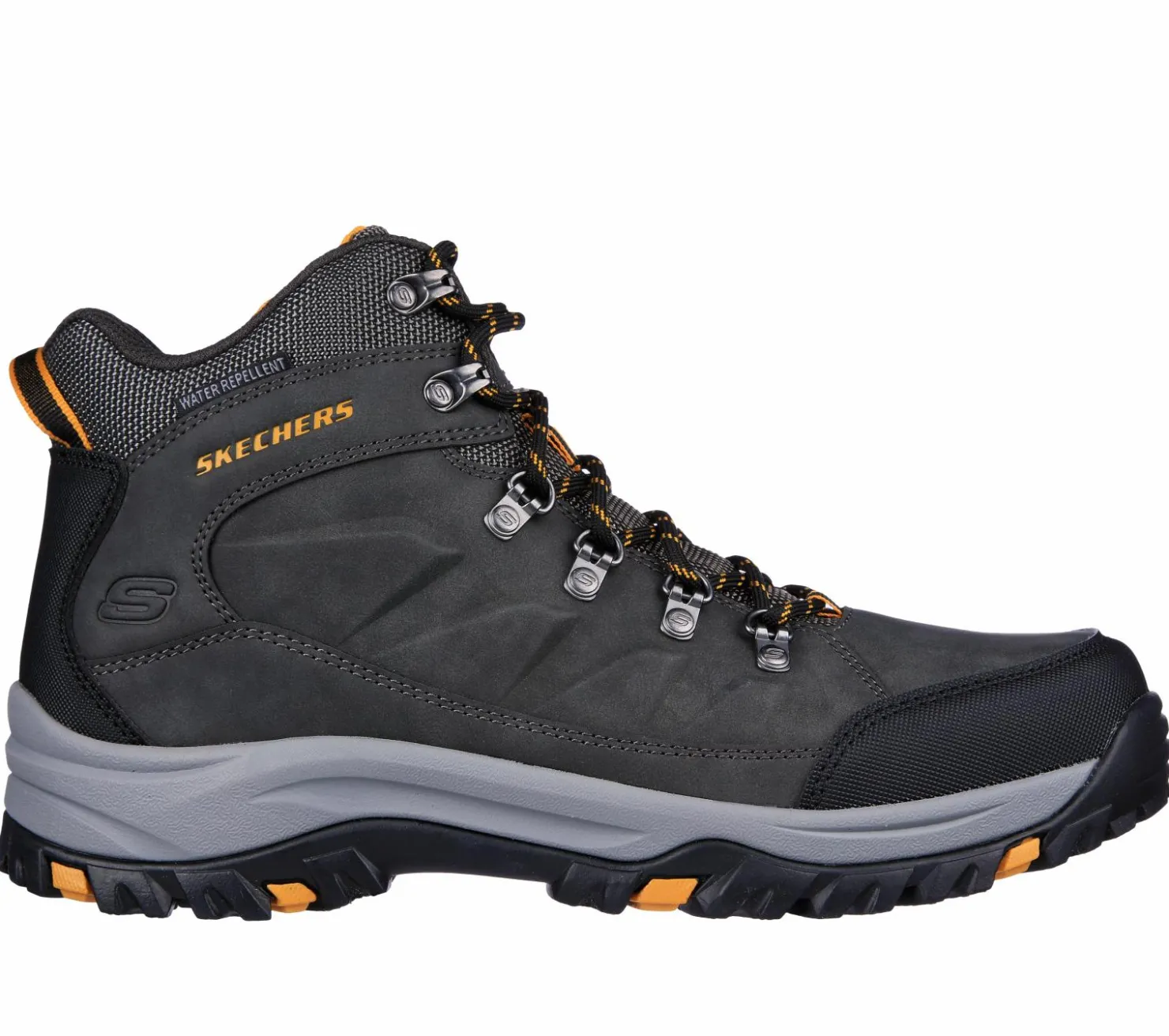 Lace Up|Boots<SKECHERS Relaxed Fit: Relment - Daggett CHARCOAL