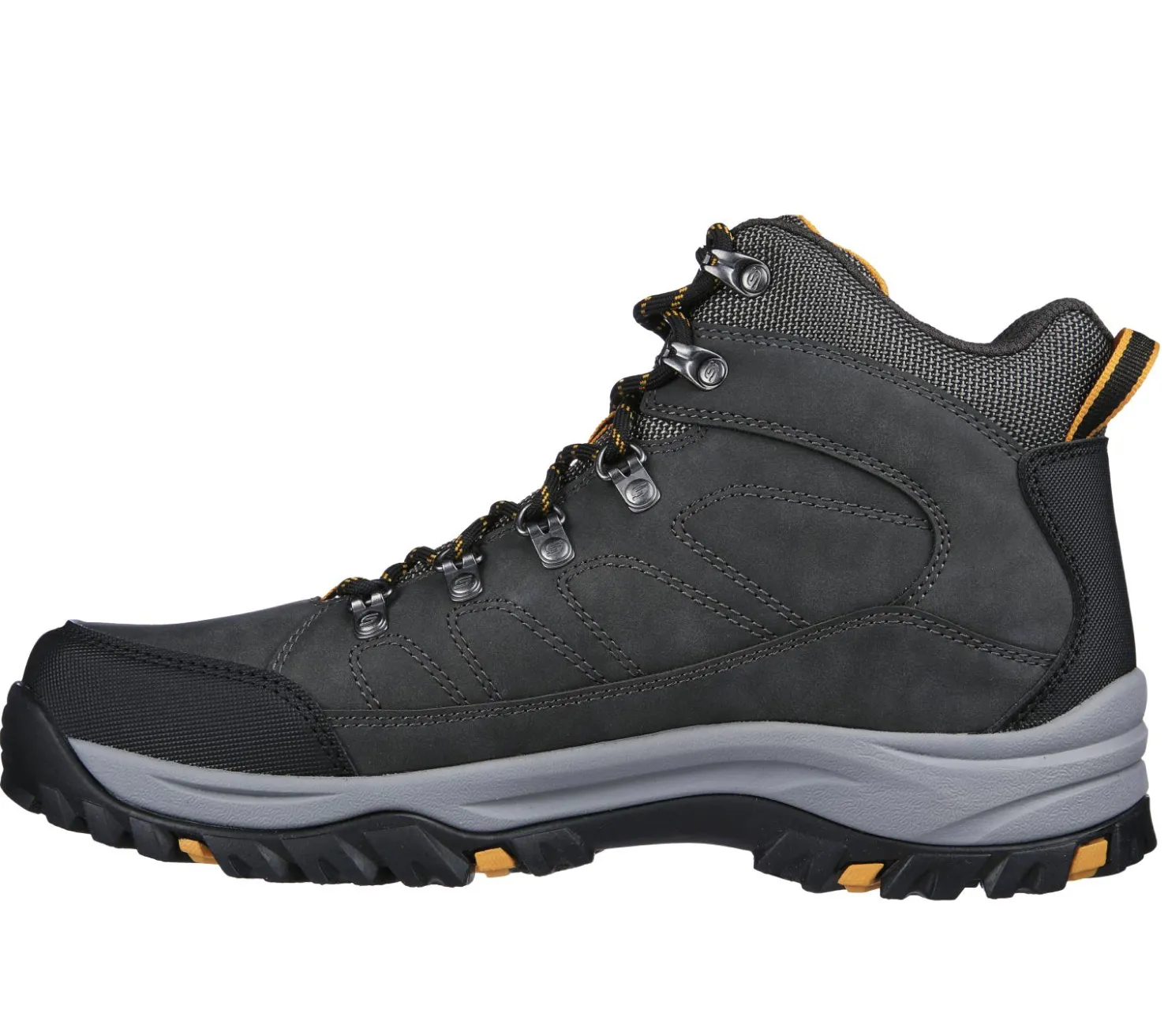 Lace Up|Boots<SKECHERS Relaxed Fit: Relment - Daggett CHARCOAL