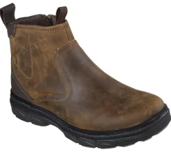 Slip-Ons|Boots<SKECHERS Relaxed Fit: Resment - Korver BROWN