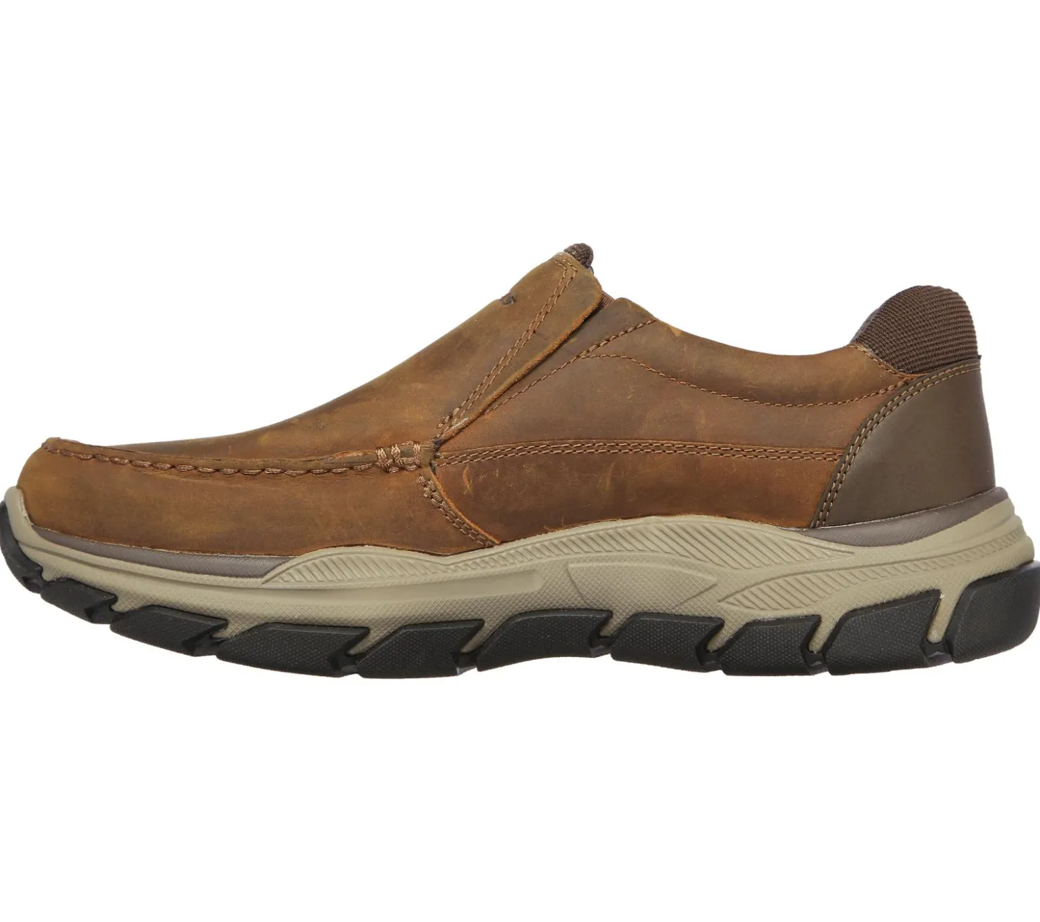 Slip-Ons<SKECHERS Relaxed Fit: Respected - Catel BROWN