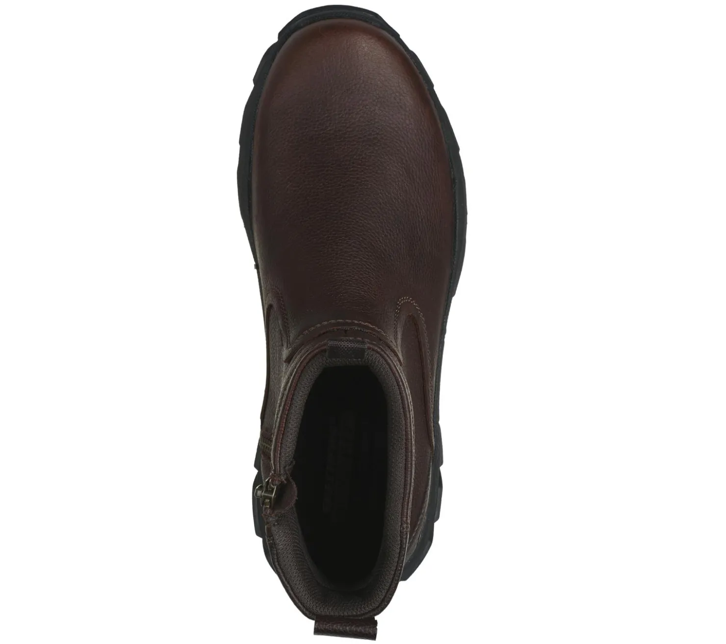 Boots<SKECHERS Relaxed Fit: Respected - Evanston RED / BROWN