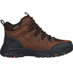 Lace Up|Boots<SKECHERS Relaxed Fit: Rickter - Branson BROWN