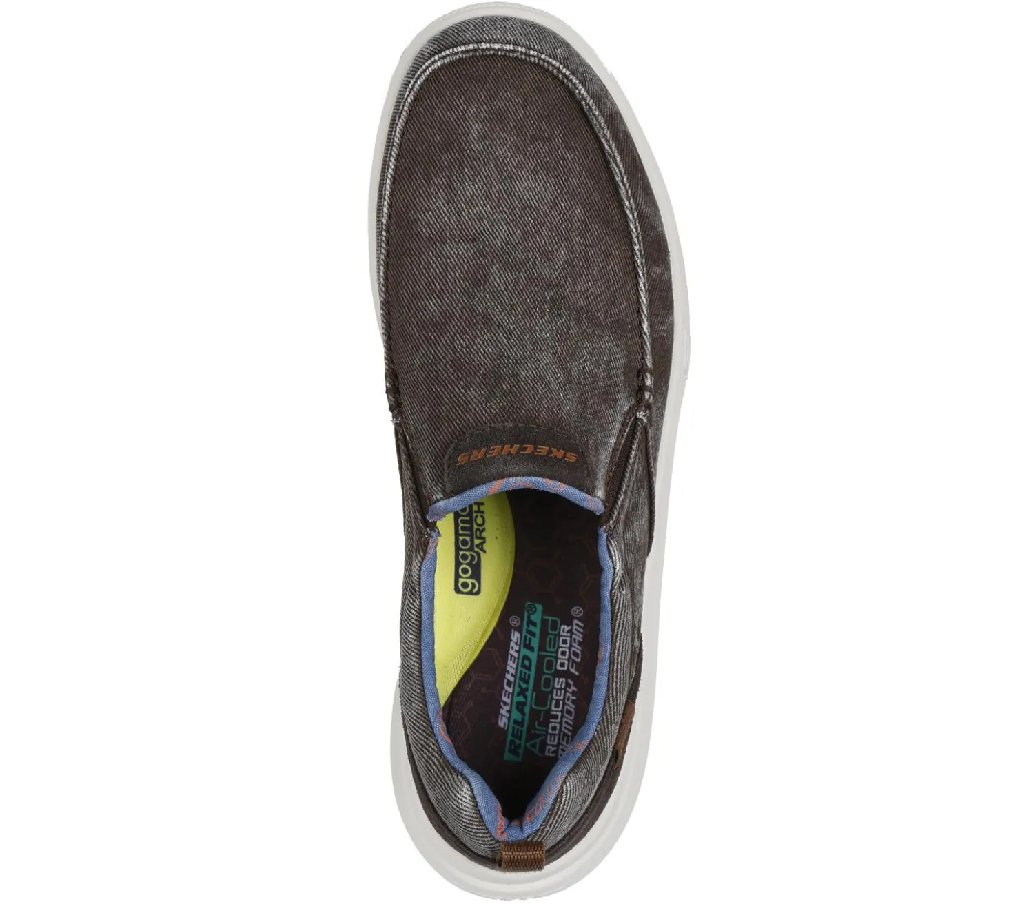 Canvas Shoes|Slip-Ons<SKECHERS Relaxed Fit: Rosser - Kelson BROWN