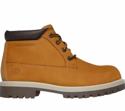 Lace Up|Boots<SKECHERS Relaxed Fit: Sergeants - Thaxter WHEAT