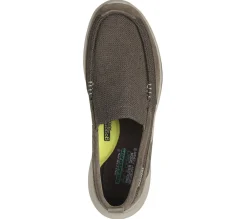 Slip-Ons|Casual Sneakers<SKECHERS Relaxed Fit: Slade - Munson LIGHT BROWN