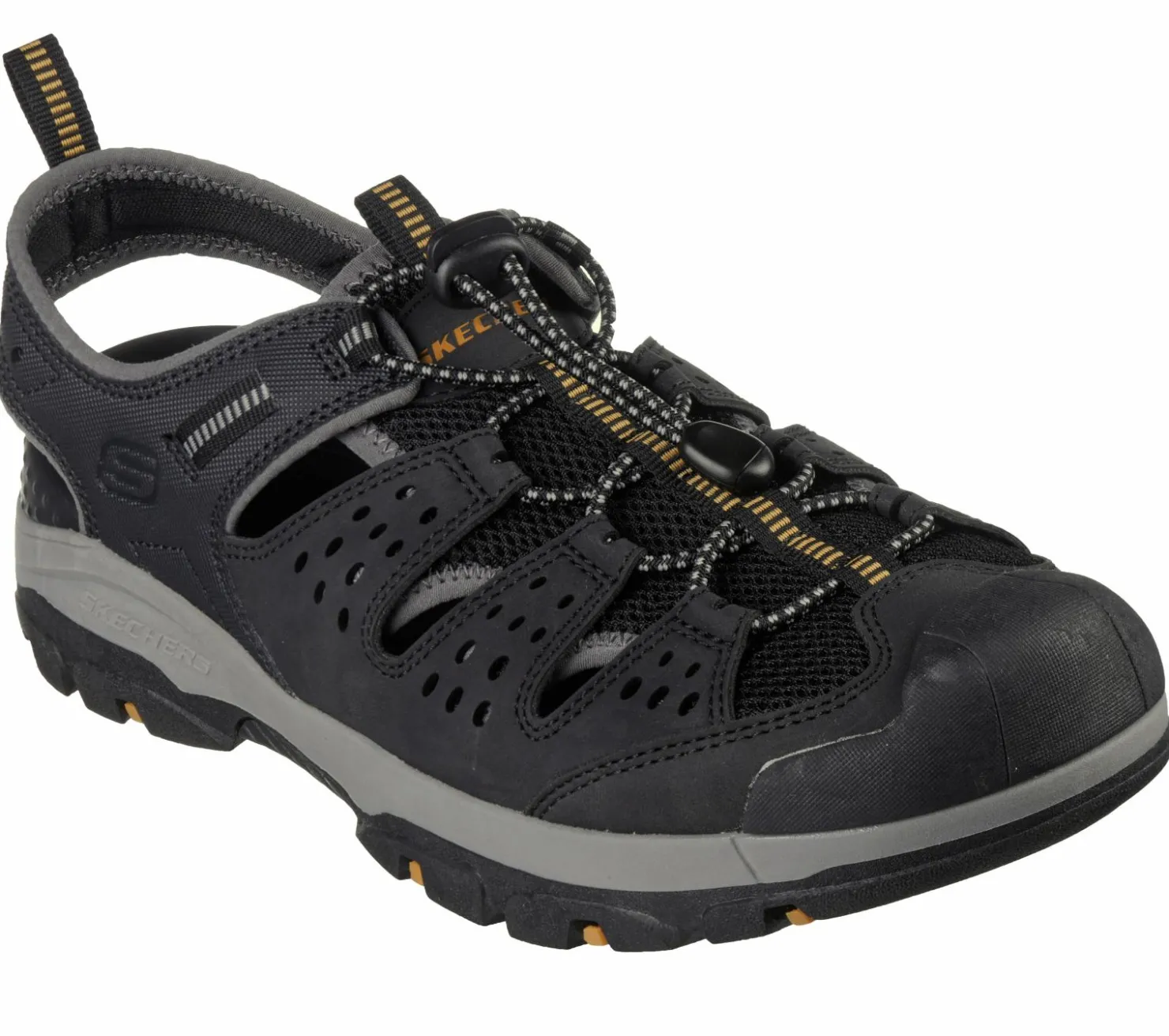 Sandals<SKECHERS Relaxed Fit: Tresmen - Menard BLACK