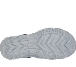 Sandals<SKECHERS Relix - Valdex CHARCOAL / RED