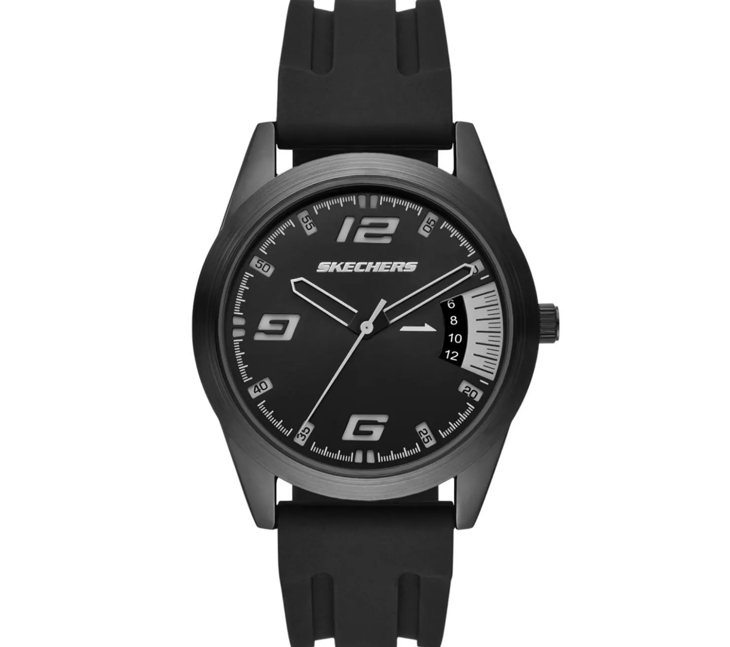 Watches|Watches<SKECHERS Reseda 3 Hand Sili Watch BLACK