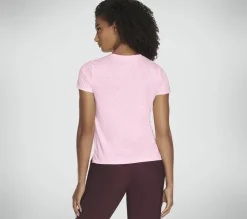 Tops|Tops<SKECHERS Rhinestone Tee WHITE / PINK