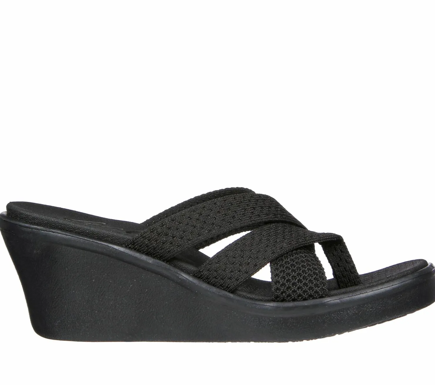 Wedges|Sandals<SKECHERS Rumble On - Heat Maze BLACK