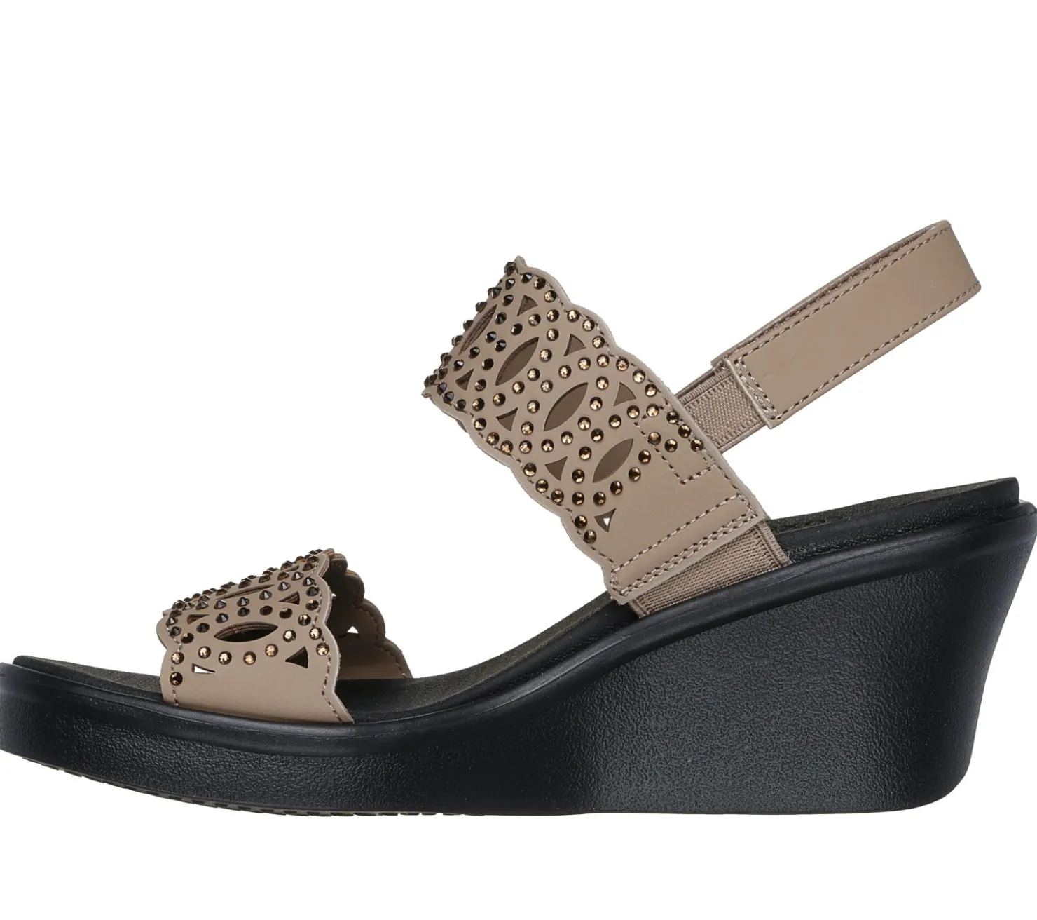 Wedges|Sandals<SKECHERS Rumble On - Just Dance MOCHA