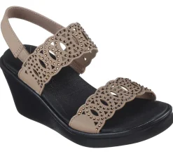 Wedges|Sandals<SKECHERS Rumble On - Just Dance MOCHA