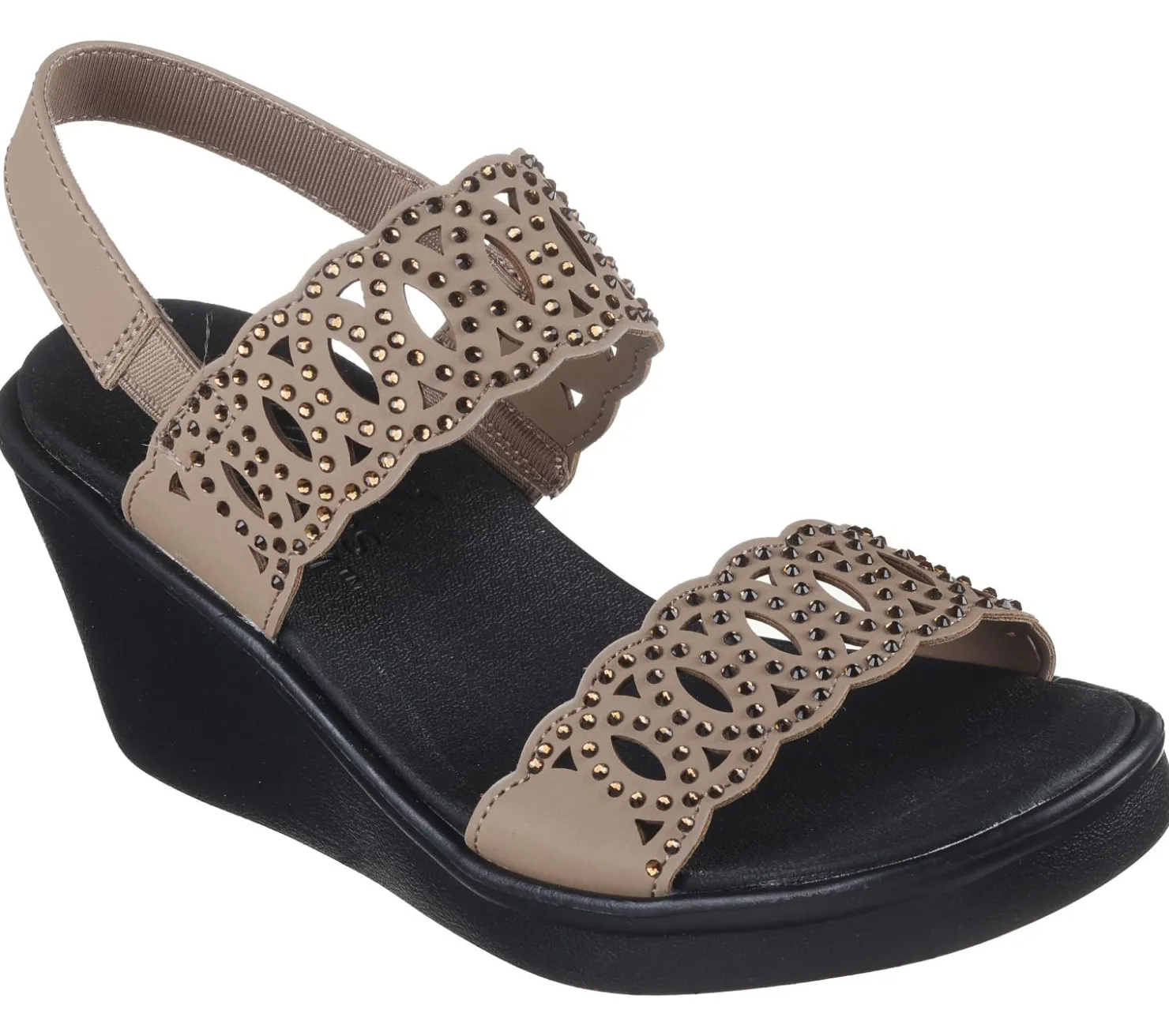 Wedges|Sandals<SKECHERS Rumble On - Just Dance MOCHA