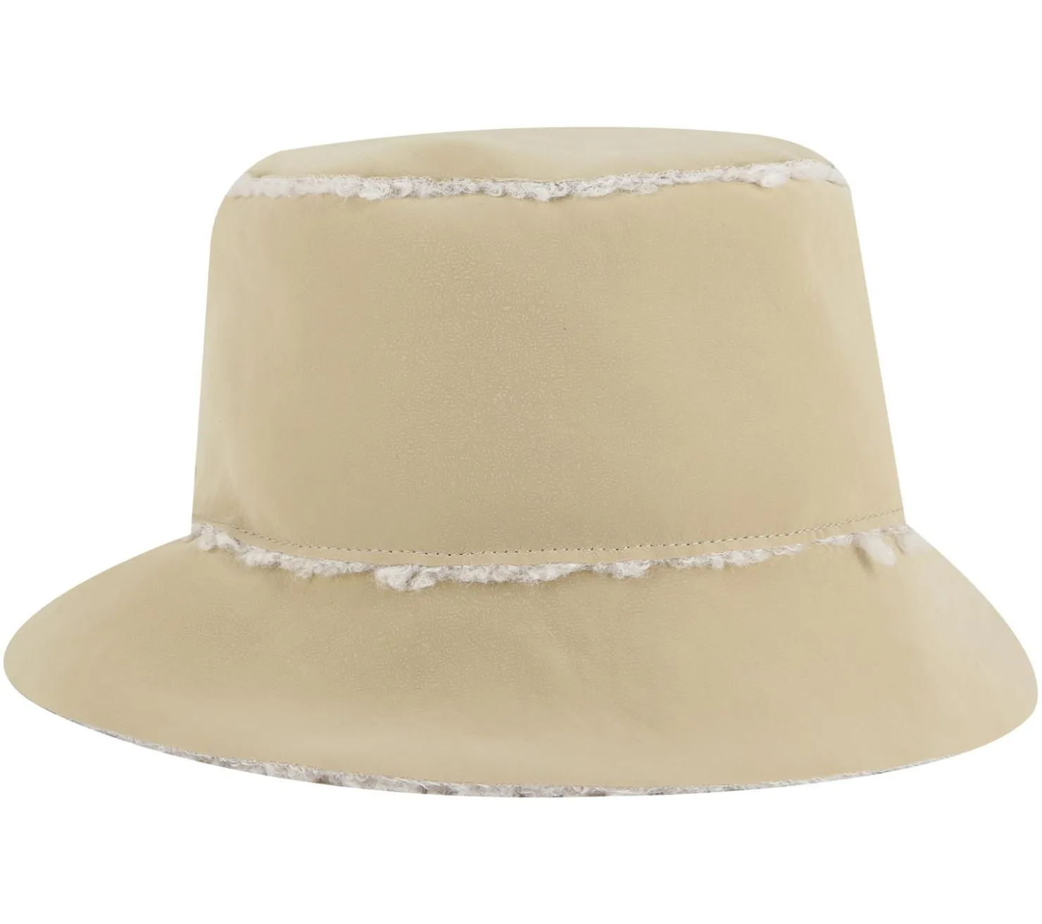 Hats|Accessories<SKECHERS Sherpa Suede Bucket Hat CINNAMON