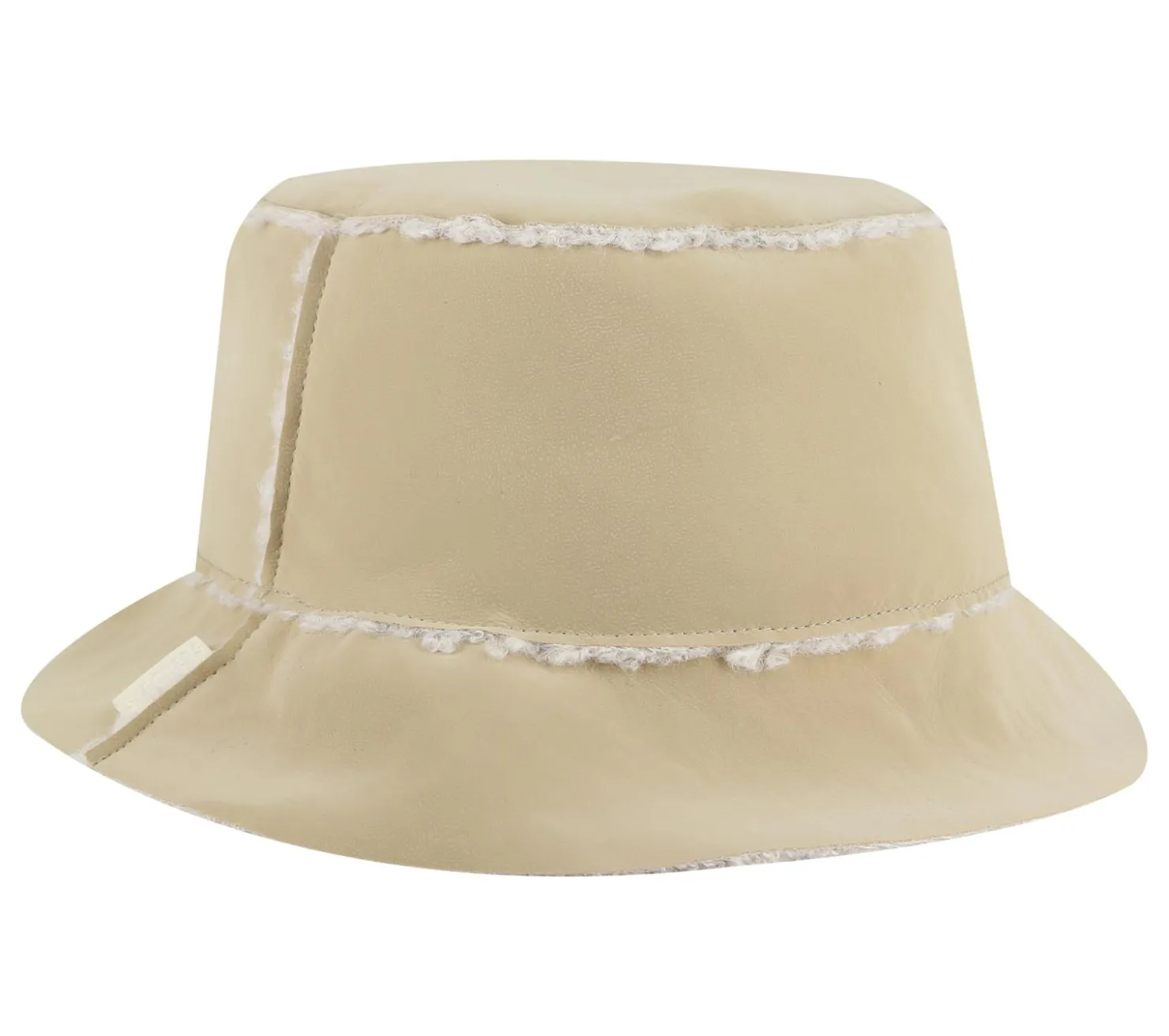 Hats|Accessories<SKECHERS Sherpa Suede Bucket Hat CINNAMON