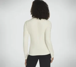 Tops|Tops<SKECHERS Shimmer Stripe Long Sleeve OFF WHITE