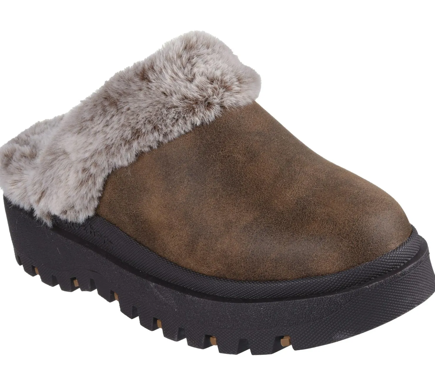 Slippers|Slip-Ons<SKECHERS Shindigs - Comfyy! CHESTNUT