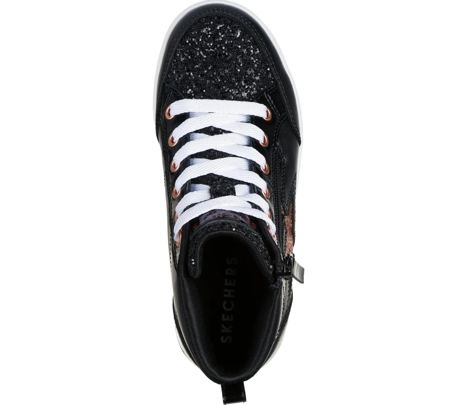 Lace Ups|Athletic Shoes & Sneakers<SKECHERS Shoutouts 2.0 - Trendy Star BLACK / ROSE GOLD