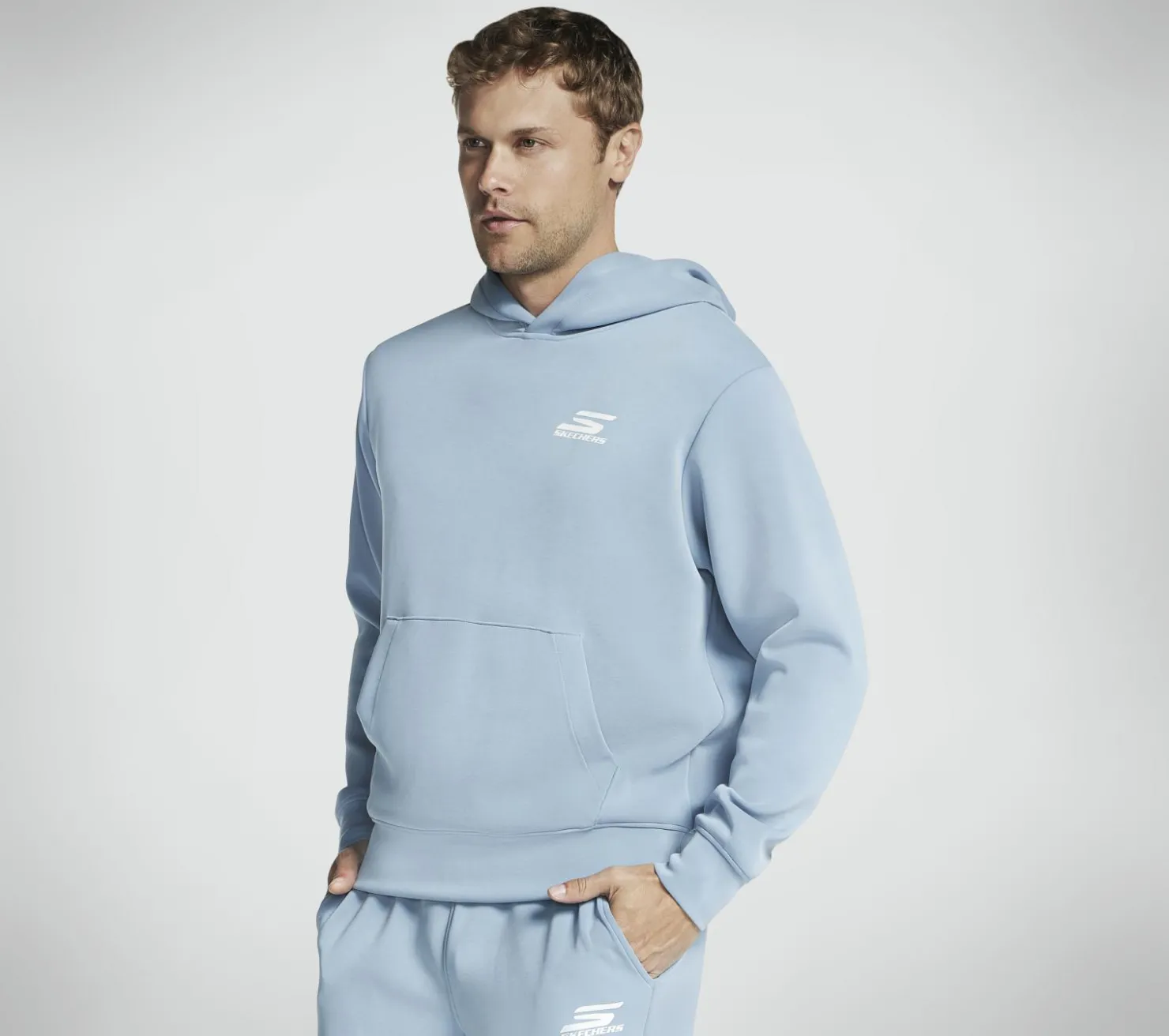 Tops|Tops<SKECHERS Skech Cloud Elevate Hoodie WHITE / BLUE