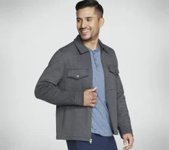 Tops|Tops<SKECHERS Skech Cloud Thermal Shacket CHARCOAL