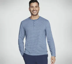 Tops|Tops<SKECHERS Skech Jersey Henley DENIM