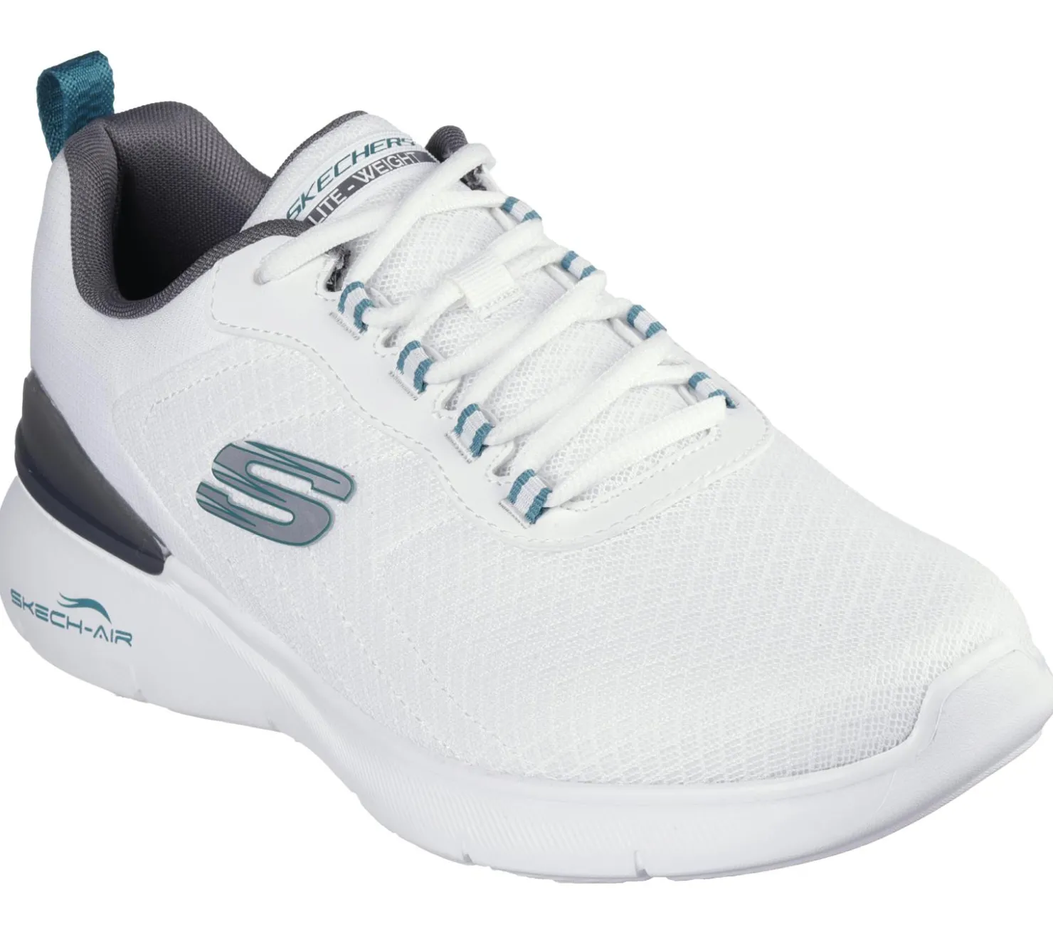 Lace Up|Athletic Sneakers<SKECHERS Skech-Air Dynamight 2.0 - Durron WHITE / TURQUOISE