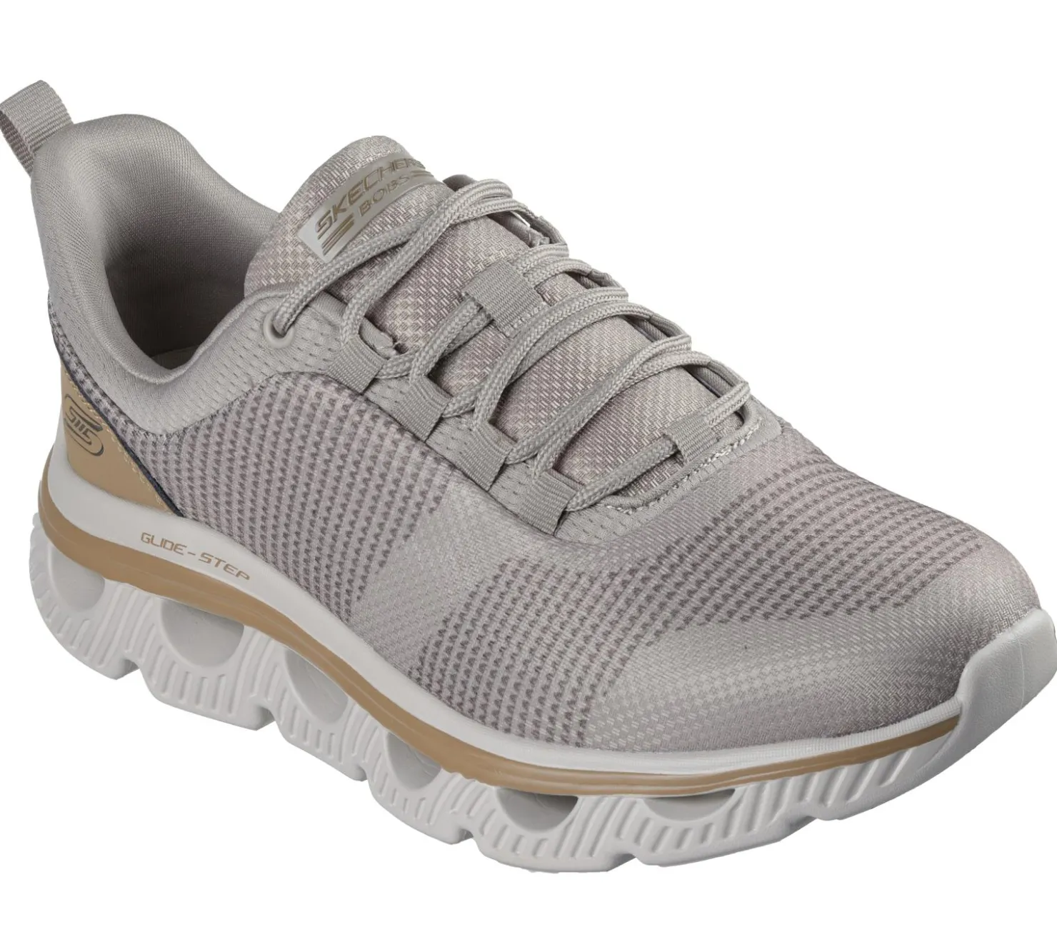 Lace Up|Athletic Sneakers<SKECHERS BOBS Sport Arc Waves - Slick Move TAUPE