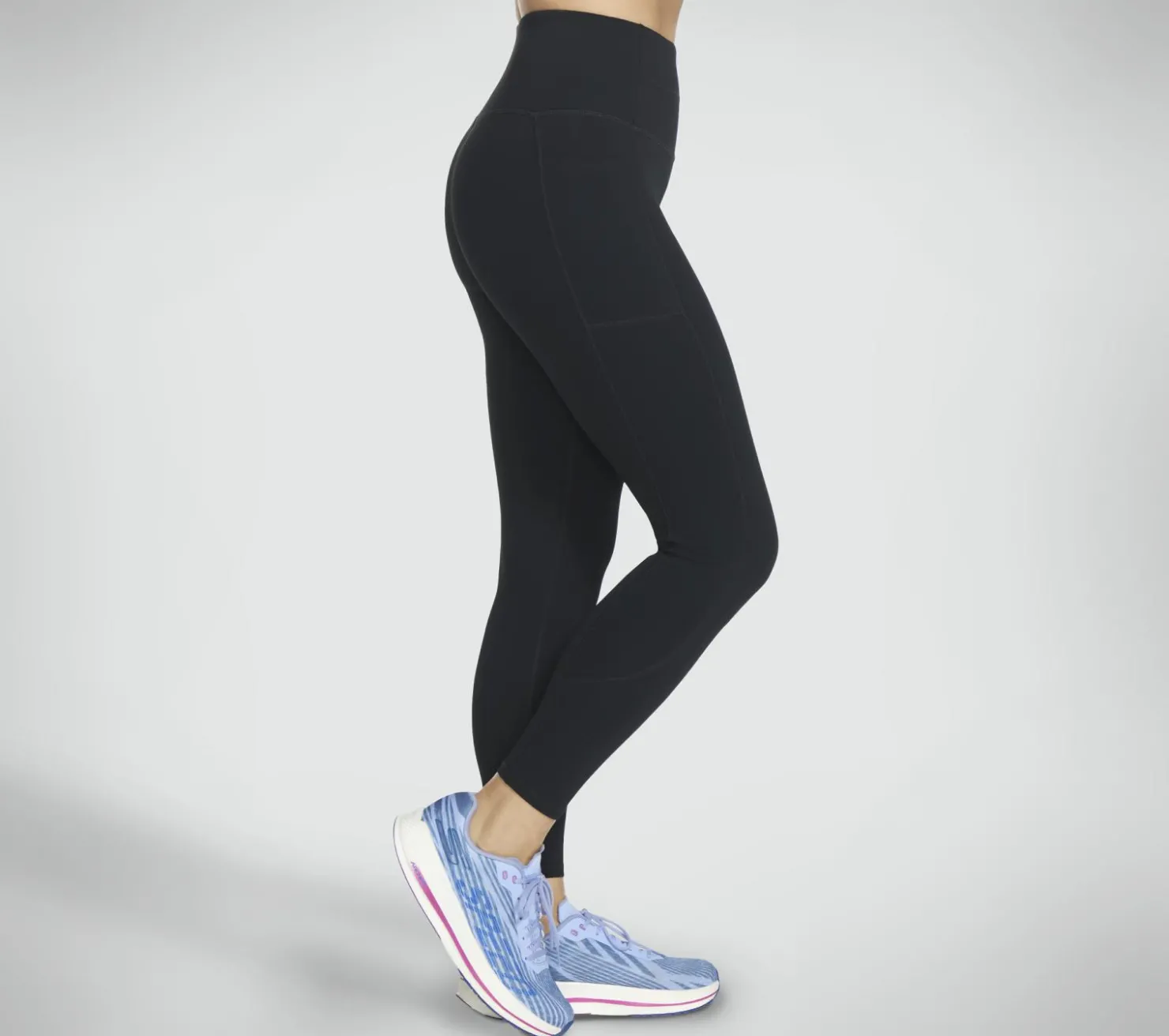 Bottoms|Bottoms<SKECHERS GO WALK HW 7/8 Legging BLACK
