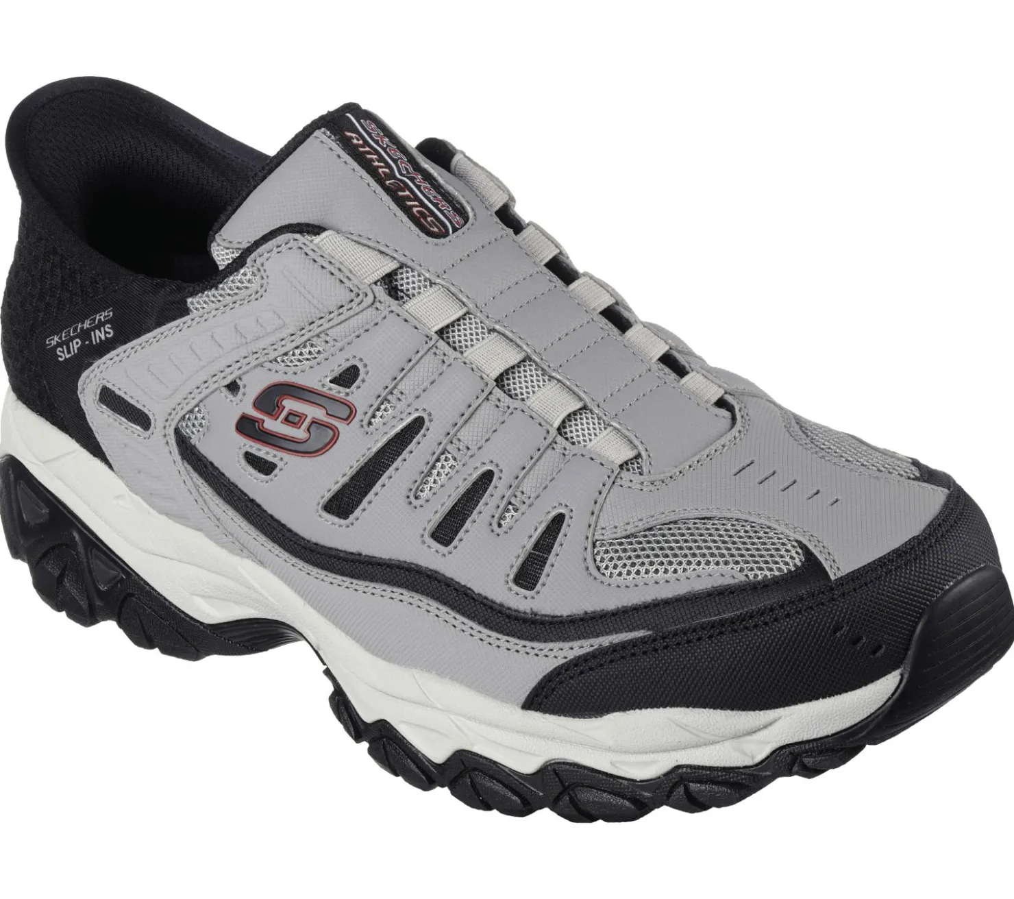 Hands Free Slip-Ins|Athletic Sneakers<SKECHERS Slip-ins: After Burn M. Fit - Ridgeburn GRAY / BLACK