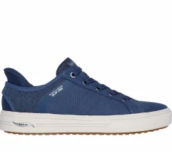 Hands Free Slip-Ins|Canvas Shoes<SKECHERS Slip-ins: Arch Fit Arcade - Forever Cozy NAVY