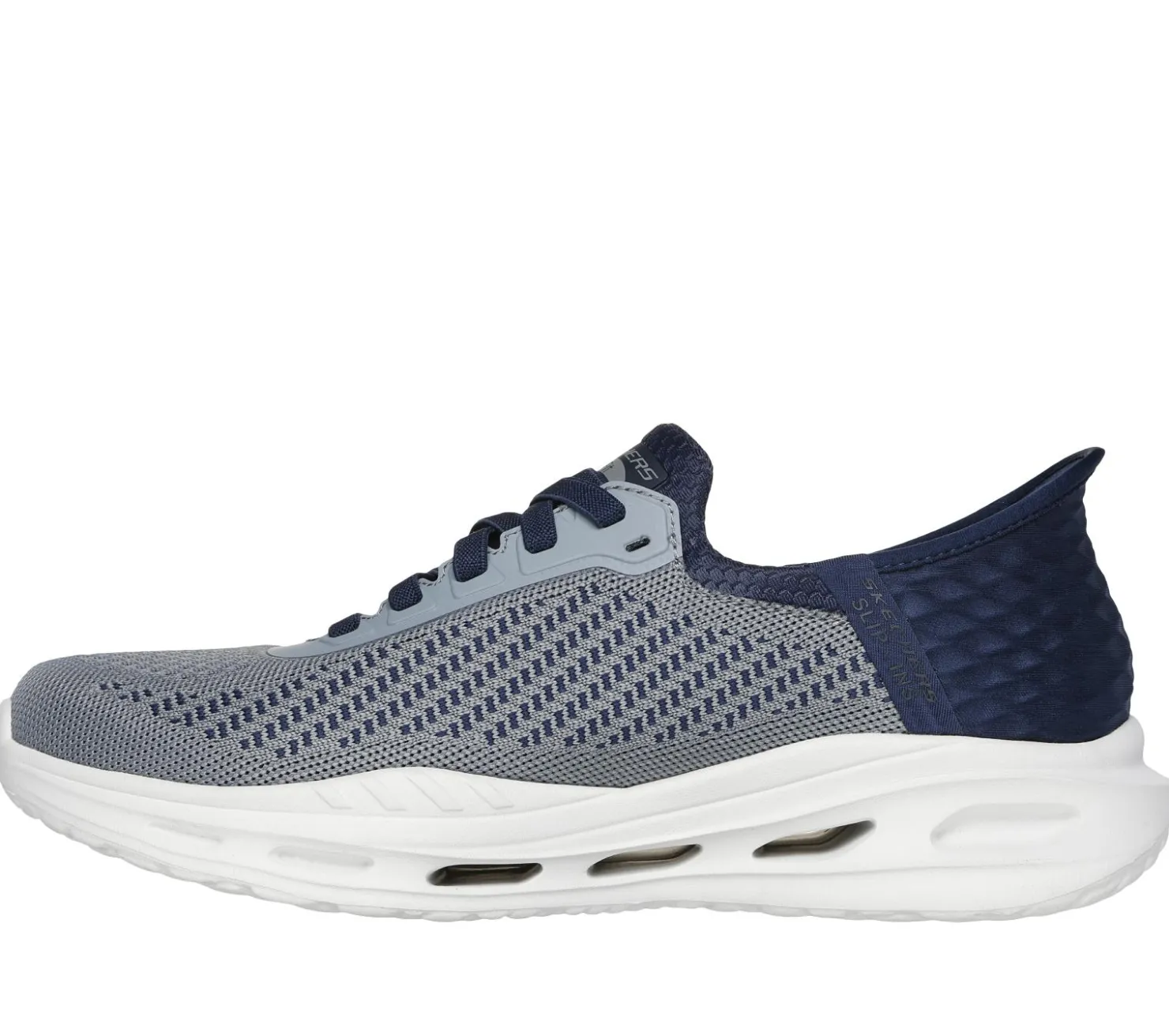Hands Free Slip-Ins|Casual Sneakers<SKECHERS Slip-ins: Arch Fit Orvan - Drex GRAY / NAVY