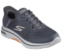 Hands Free Slip-Ins|Athletic Sneakers<SKECHERS Slip-ins: Arch Fit 2.0 - Simplicity 2 CHARCOAL / ORANGE