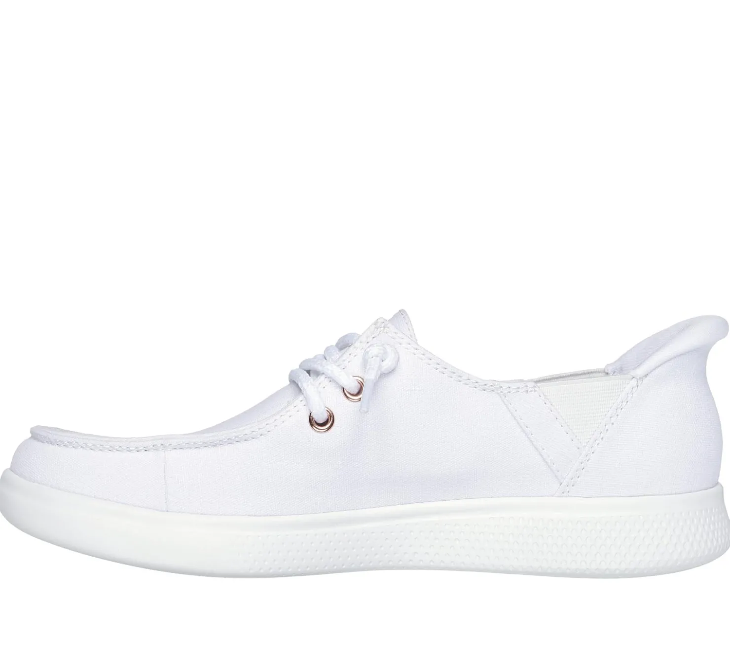 Boat Shoes|Hands Free Slip-Ins<SKECHERS Slip-ins: BOBS Skip Cute - Spot Twist WHITE