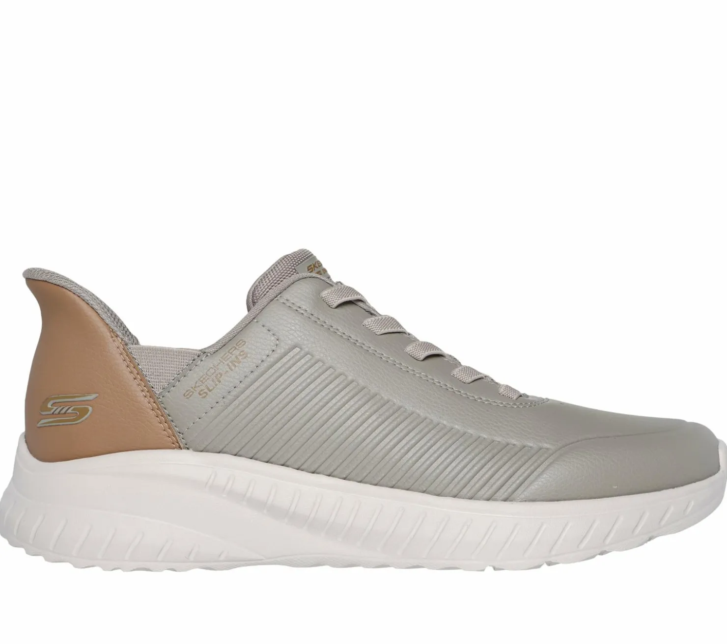 Hands Free Slip-Ins|Casual Sneakers<SKECHERS Slip-ins: BOBS Sport Squad Chaos TAUPE