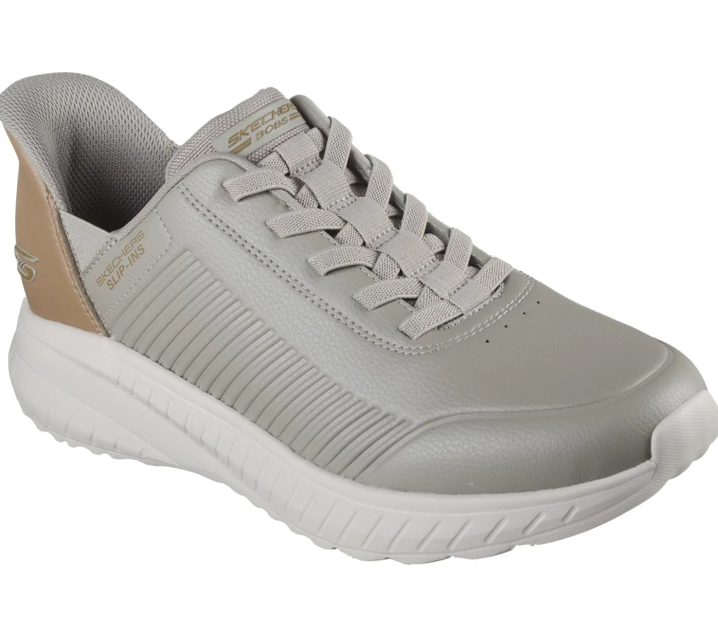 Hands Free Slip-Ins|Casual Sneakers<SKECHERS Slip-ins: BOBS Sport Squad Chaos TAUPE