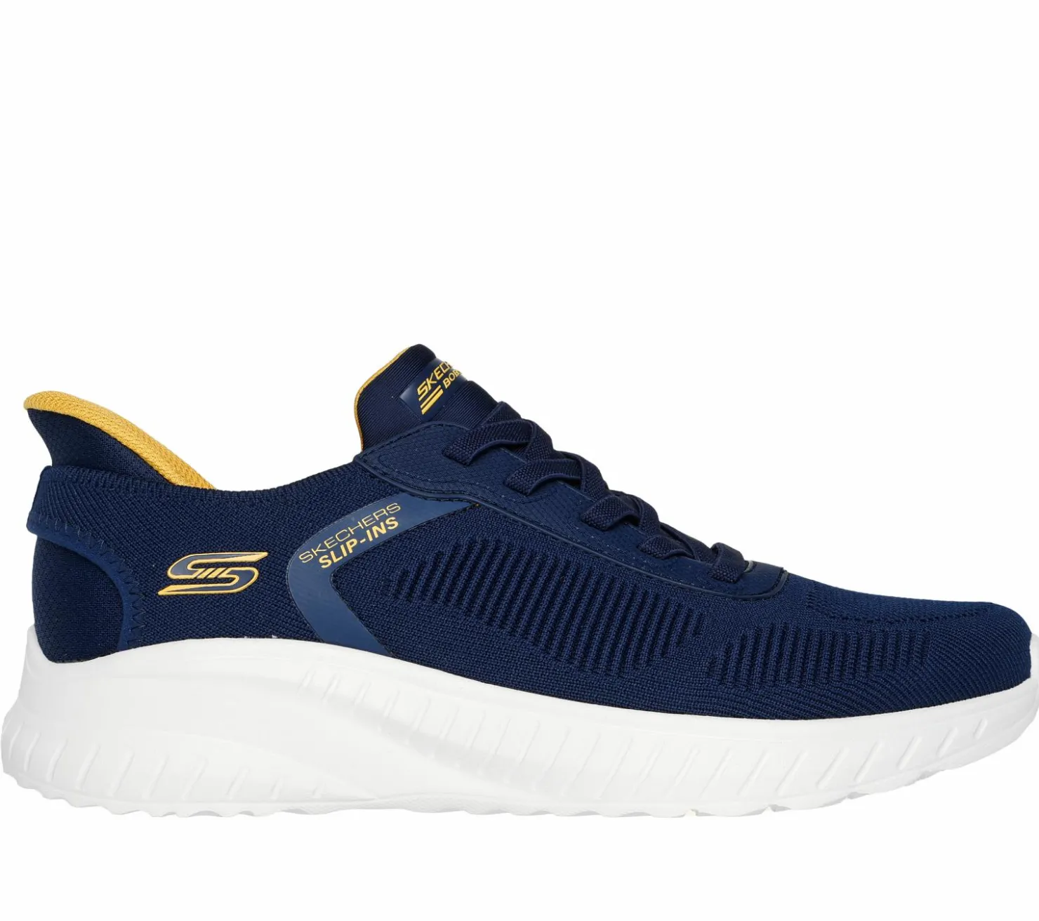 Hands Free Slip-Ins|Athletic Sneakers<SKECHERS Slip-ins: BOBS Sport Squad Chaos - Solid Step NAVY