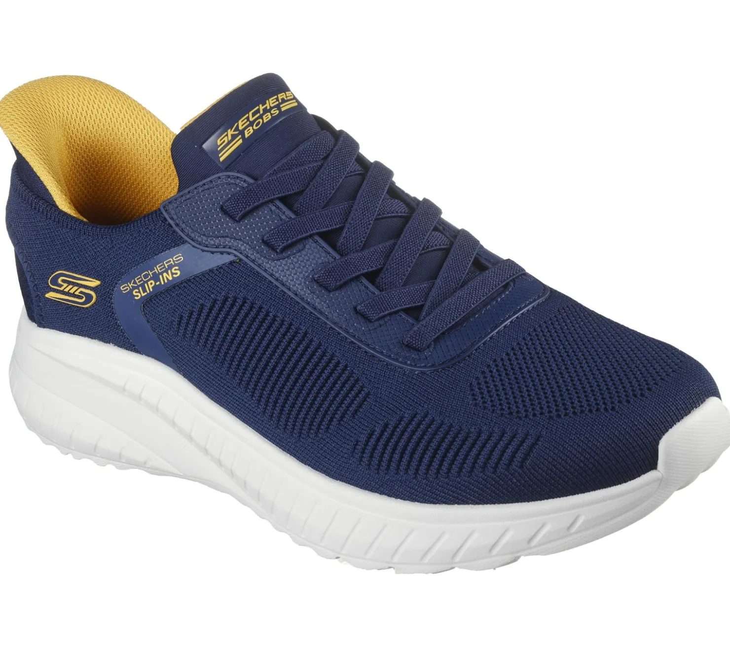 Hands Free Slip-Ins|Athletic Sneakers<SKECHERS Slip-ins: BOBS Sport Squad Chaos - Solid Step NAVY