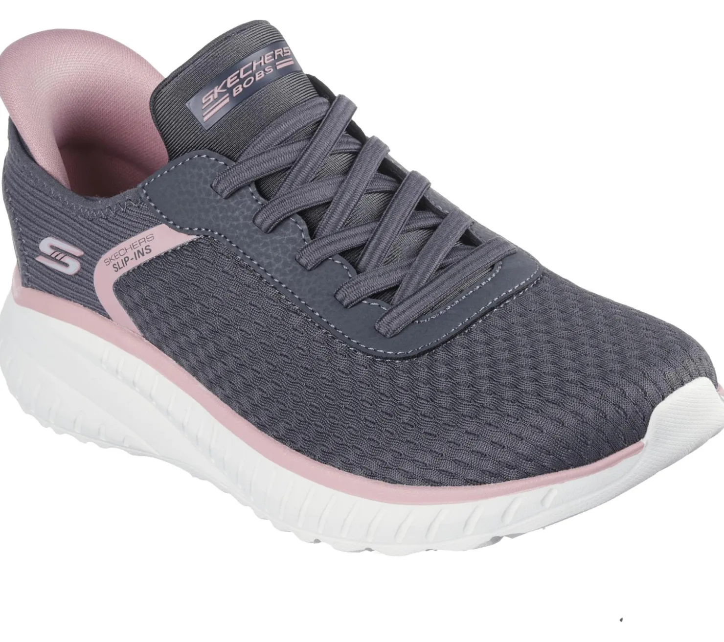 Hands Free Slip-Ins|Athletic Sneakers<SKECHERS Slip-ins: BOBS Sport Squad Chaos - Stroke Of Luck GRAY