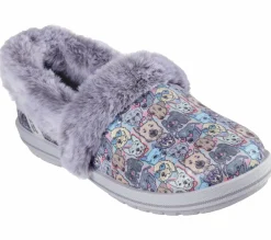 Slippers|Hands Free Slip-Ins<SKECHERS Slip-ins: BOBS Too Cozy - Family Tree GRAY / MULTI