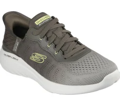 Hands Free Slip-Ins|Athletic Sneakers<SKECHERS Slip-ins: Bounder 2.0 - Tellem OLIVE