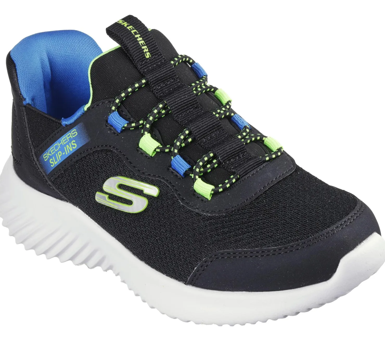 Hands Free Slip-Ins|Athletic Shoes & Sneakers<SKECHERS Slip-ins: Bounder - Brisk-Burst BLACK / LIME