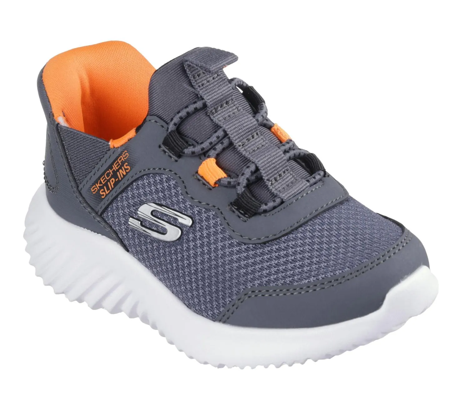 Hands Free Slip-Ins|Athletic Shoes & Sneakers<SKECHERS Slip-ins: Bounder - Brisk-Burst CHARCOAL / ORANGE