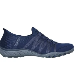 Hands Free Slip-Ins|Casual Sneakers<SKECHERS Slip-ins: Breathe-Easy - Roll-With-Me NAVY
