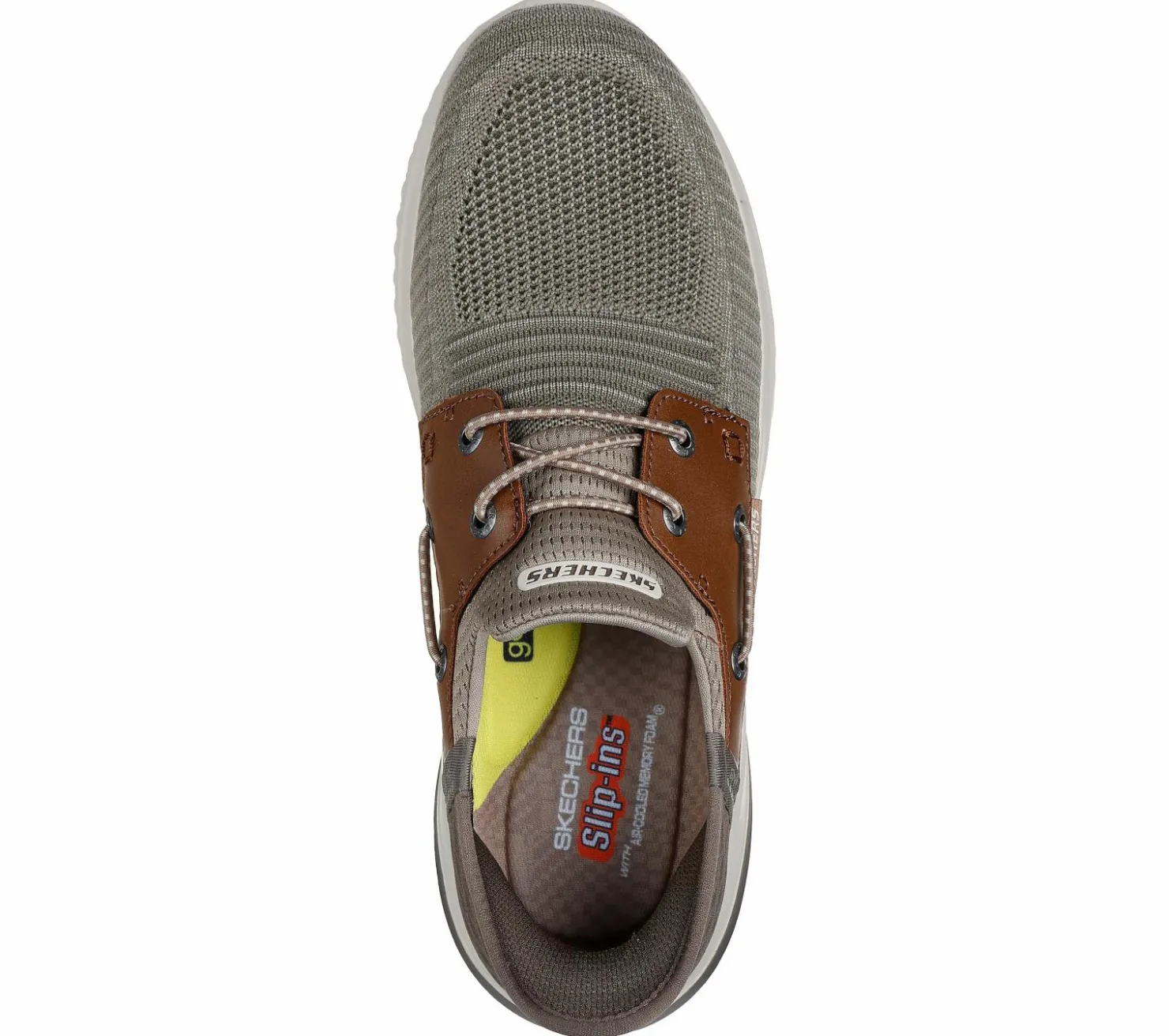 Hands Free Slip-Ins|Boat Shoes<SKECHERS Slip-ins: Delson 3.0 - Roth TAUPE / BROWN
