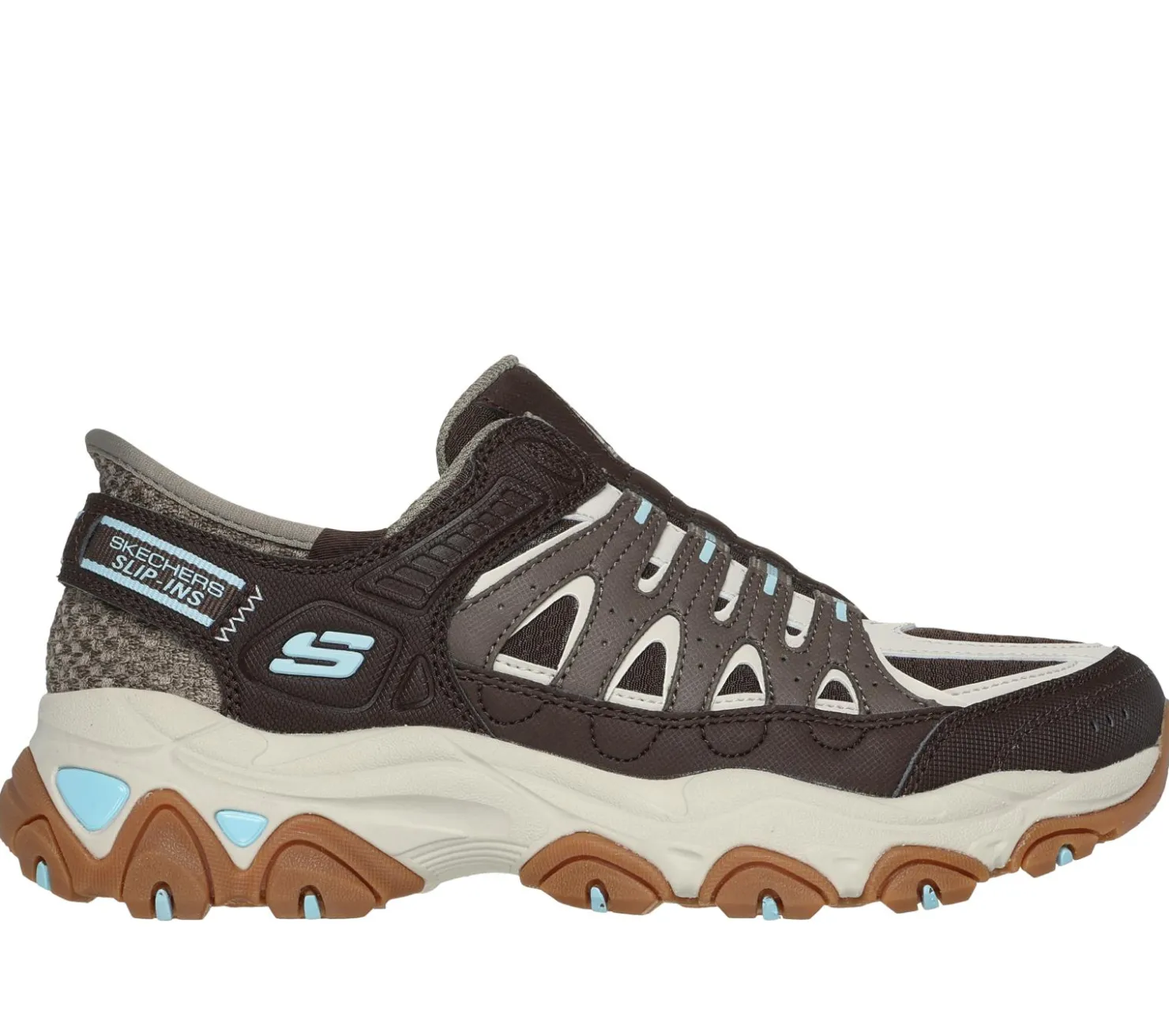 Hands Free Slip-Ins|Athletic Sneakers<SKECHERS Slip-ins: D'Lite TR - Huntington Ravine DARK TAUPE