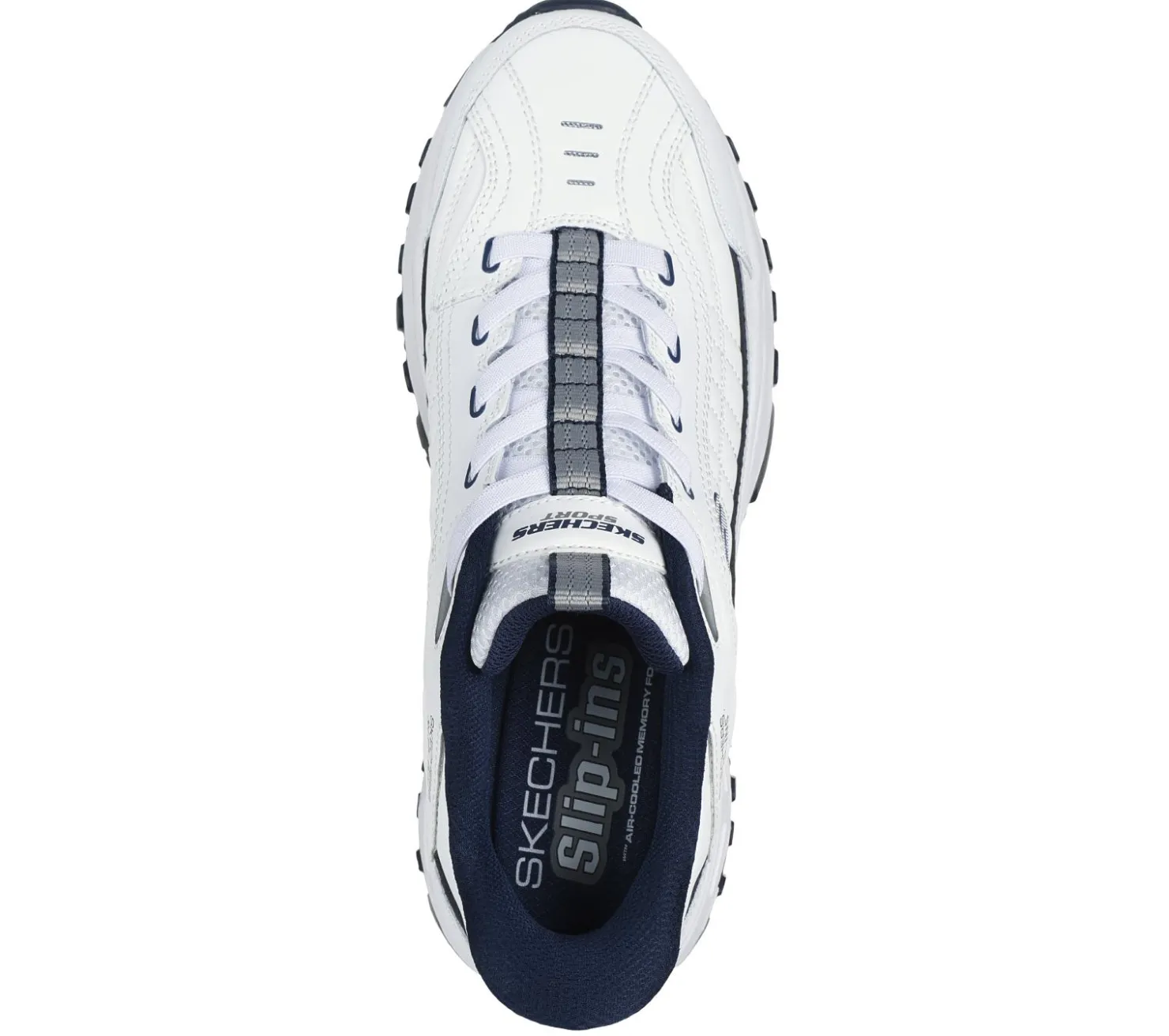 Hands Free Slip-Ins|Athletic Sneakers<SKECHERS Slip-ins: E'Lite Afterburn - Grill Corporal WHITE / NAVY